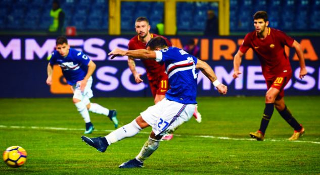 Roma ndalet nga Sampdoria, Dzeko ‘shpëtimtari’ i kryeqytetasve
