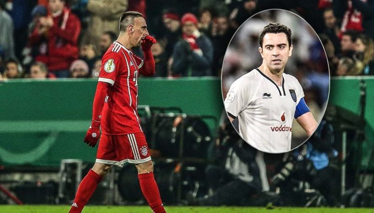 Xavi fton Riberyn në Katar, i thotë se do kënaqet me jetën