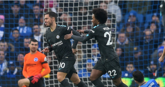 (VIDEO) Hazard dhe Willian “shkëlqyen” në fitoren e Chelsea-it, por kanë një porosi për Conten