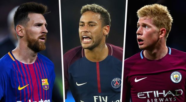 Harroni Messin, Ronaldon e Neymarin – De Bruyne është “mbreti”