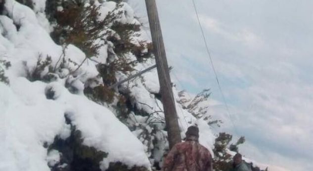 MOTI I KEQ/ Probleme me energjinë në zonat e Korçës. Rrëzime të shtyllave dhe këputje..