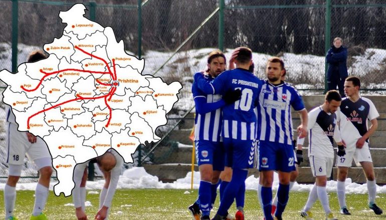 Mungesa e stadiumit e detyroi Prishtinën të luaj në 8 stadiume