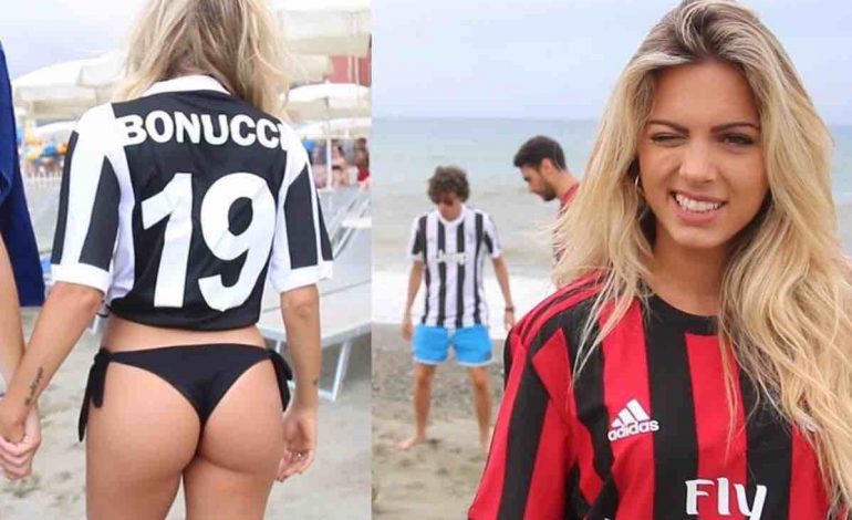 Gazetarja seksi italiane që po “çmend” fansat e futbollit (FOTOT)