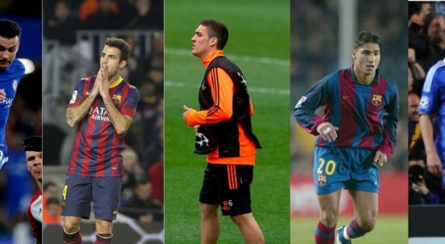 13 futbollistët që kanë luajtur në Barcelona dhe Chelsea