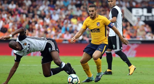 Formacionet zyrtare: Atletico Madrid – Valencia