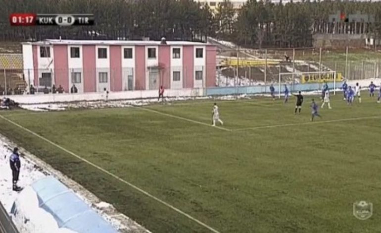 Kukësi në avantazh ndaj Tiranës, Guri autor i golit