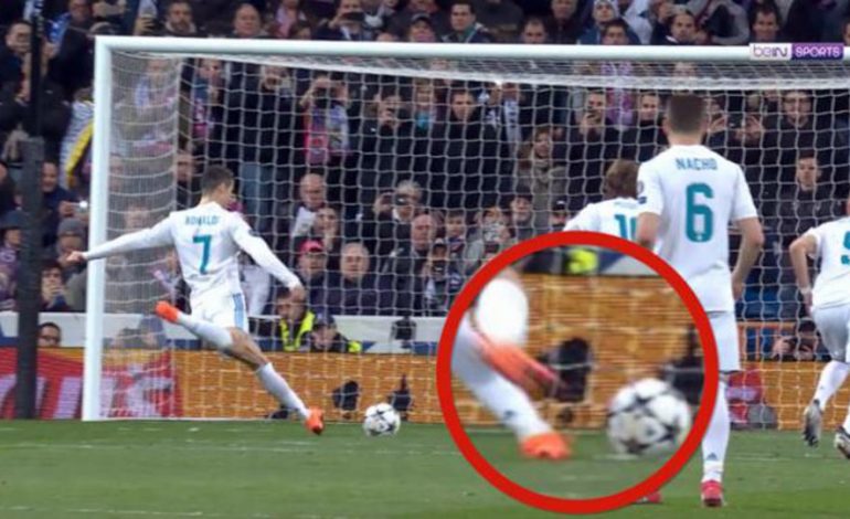 VIDEO/ Penalltia misterioze e Ronaldos: Topi ngrihet para goditjes. Çfarë ishte kjo ‘magji’?!