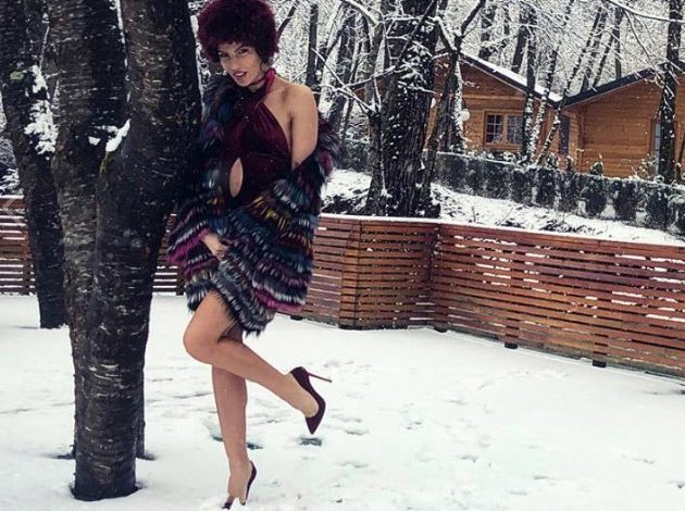Balerina e njohur ngre temperaturat, SFIDON të ftohtin me… (FOTO)
