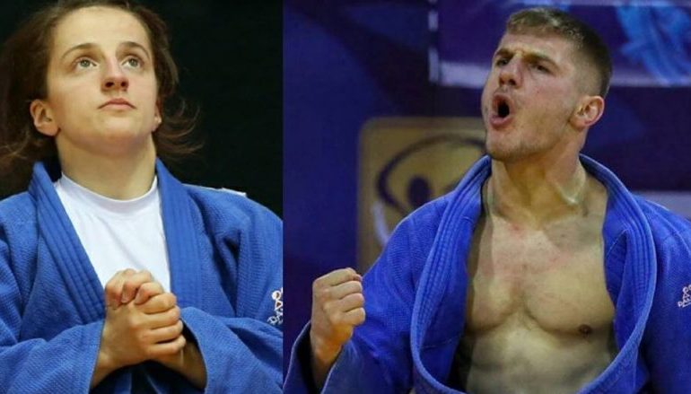 Akil Gjakova dhe Distria Krasniqi kthehen nga Parisi: Të kënaqur me paraqitjet, medaljet i dedikohen Kosovës