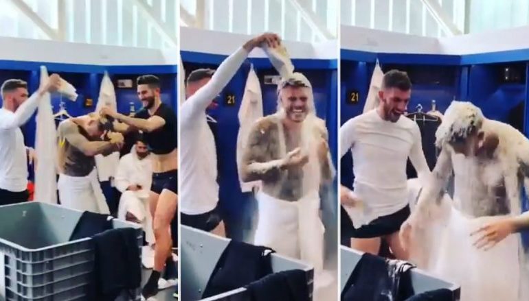 Vazhdon tradita e ditëlindjeve te Interi, këtë herë me miell dhe vezë mbulohet Icardi