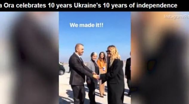 ‘Daily Mail’ e ngatërron Kosovën me Ukrainën, kur raporton për ardhjen e Rita Orës