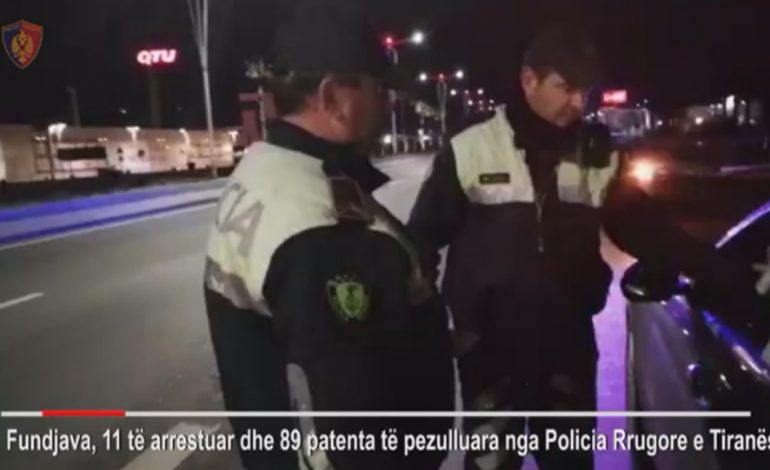 Policia “u shtrëngon rripin” shoferëve, mbi 1400 gjoba brenda 48 orëve