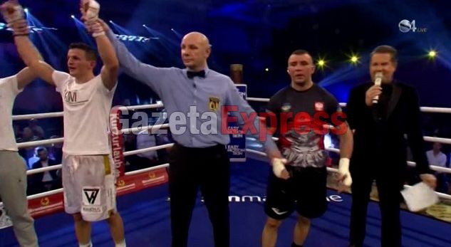 BOKS/ Haxhi Krasniqi triumfon ndaj Bartlomiej Grafkan dhe nis rrugëtimin për Kampion Bote