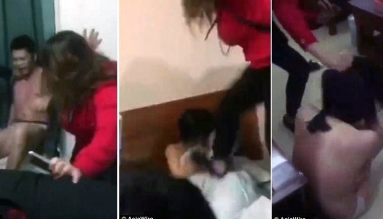 Kap burrin në shtrat me dashnoren, gruaja e “xhindosur” thërret kushërinjtë me shkopinj (VIDEO)