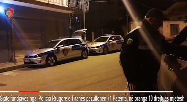 SIGURIA RRUGORE/ Policia “masakron” shoferët gjatë natës. 775 gjoba vetëm në fundjavë