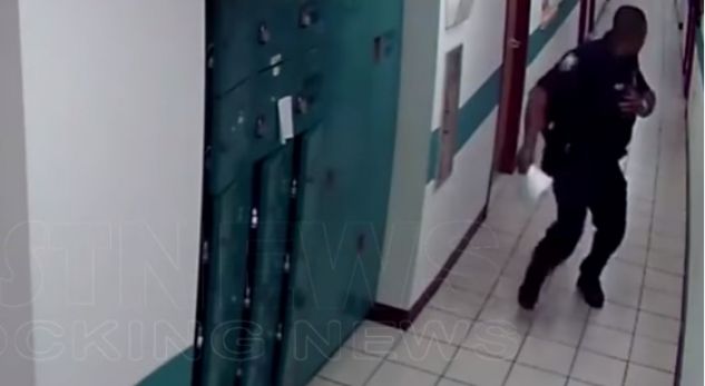 Polici ikën nga miu! Do të përloteni duke qeshur… (VIDEO)