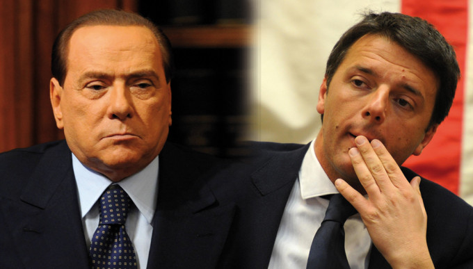 Renzi dhe Berlusconi përjashtojnë mundësinë e një koalicioni të madh pas zgjedhjeve