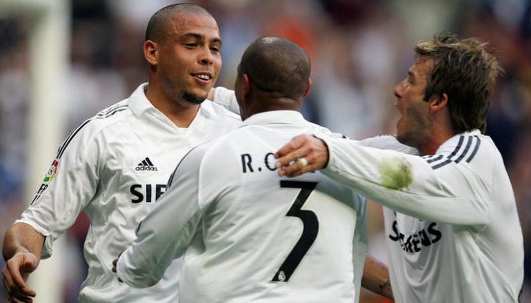 (FOTO) Kur treshja fantastike bëhet bashkë/ Beckham takohet me Ronaldon dhe Roberto Carlos