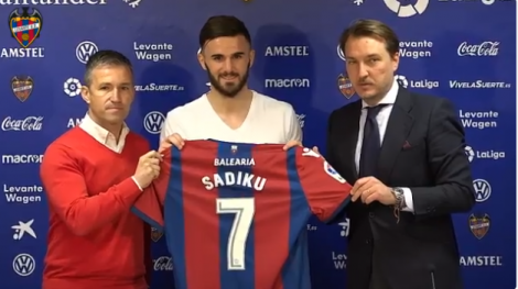 Nuk luajti kundër Realit dhe Valencias. Sadiku tregon arsyen pse s’po debuton me Levanten