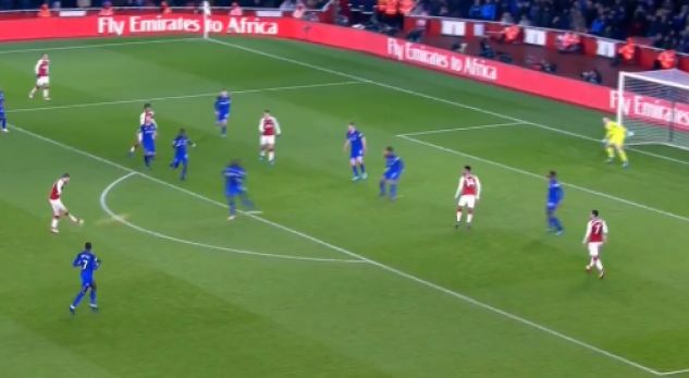 VIDEO/ Arsenali s’ka të ndalur, shënon për 3-0 ndaj Evertonit