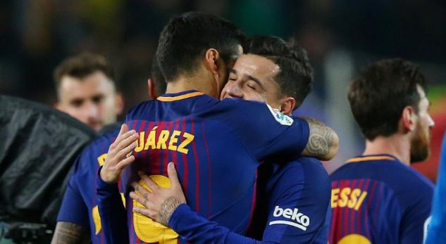 Suarez, asistues i golave të parë të Coutinhos në Liverpool dhe Barcelonë