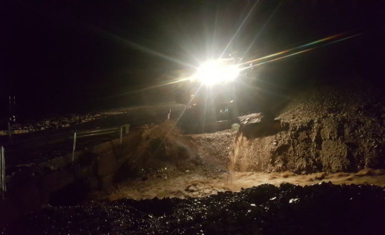 Reshje të dendura shiu në Gjirokastër Rrëshqitje dherash tek “Shkalla e zezë”