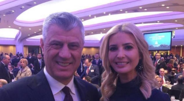 Eshte më e kërkuar se babai/ Presidenti i Kosovës Hashim Thaçi, fotografohet me Ivanka Trump (FOTO)