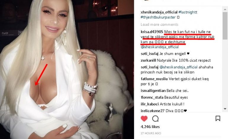 Shpërthen këngëtarja shqiptare: Po më detyroni të zhvishem, çkeni me gjoksin tim… (FOTO)