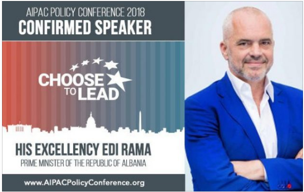 Edi Rama, fjalim para lobit amerikano-izraelit në SHBA. Ja personalitetet botërore që marrin pjesë