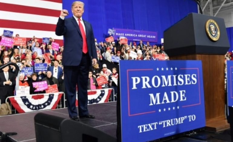 SHBA, Presidencialet e 2020, Donald Trump publikon sloganin e fushatës
