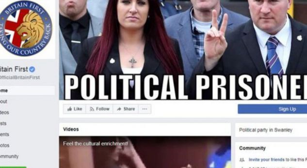 Facebook u mbyll faqen ekstremistëve britanikë