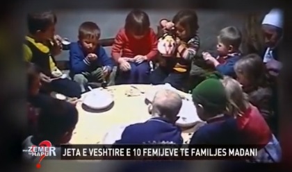Jeta e vështirë e 10 fëmijëve të familjes Madani, gjyshja: Shtëpia është e vogël, flemë në ballkon