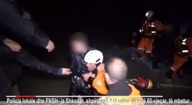 Situata ALARMANTE në Shkodër/ Shpëtohen nga mbytja 60-vjeçari dhe dy fëmijët… (VIDEO)