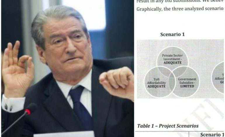 Dokumenti i IFC-së: Berisha zgjodhi skenarin me 8-9 euro për tarifën në “Rrugën e Kombit”