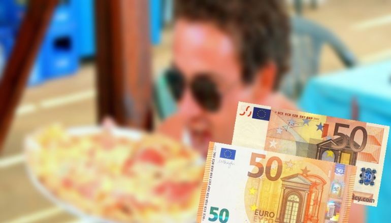 Shkoi të hante pica me 100 euro fallco, arrestohet në flagrancë vlonjati