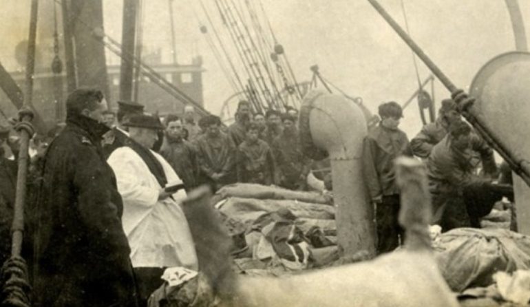Del në ankand një foto e rrallë nga fatkeqësia e Titanikut