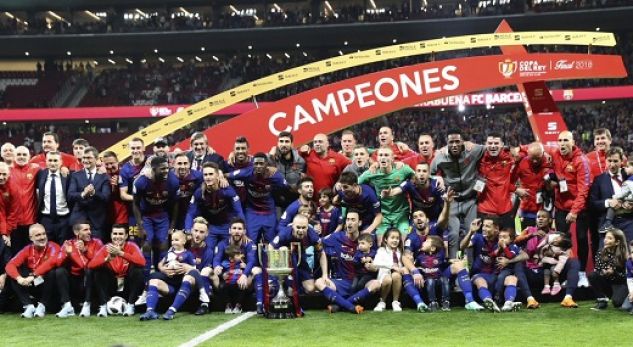 TROFEU/ “Barcelona” shkaterron 5-0 Seljen dhe ngre lart Kupën e Mbretit