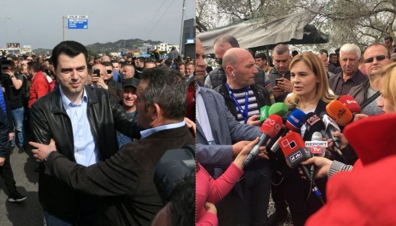 E FUNDIT/ Bllokimi i rrugëve: Policia PROCEDON Bashën, Kryemadhin dhe deputetët
