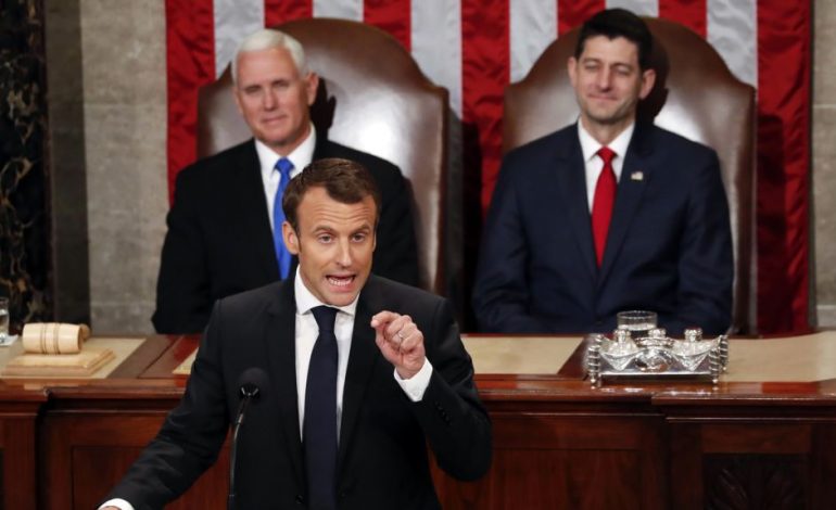 Emmanuel Macron mban fjalim në Kongresin amerikan, kritikon nacionalizmin