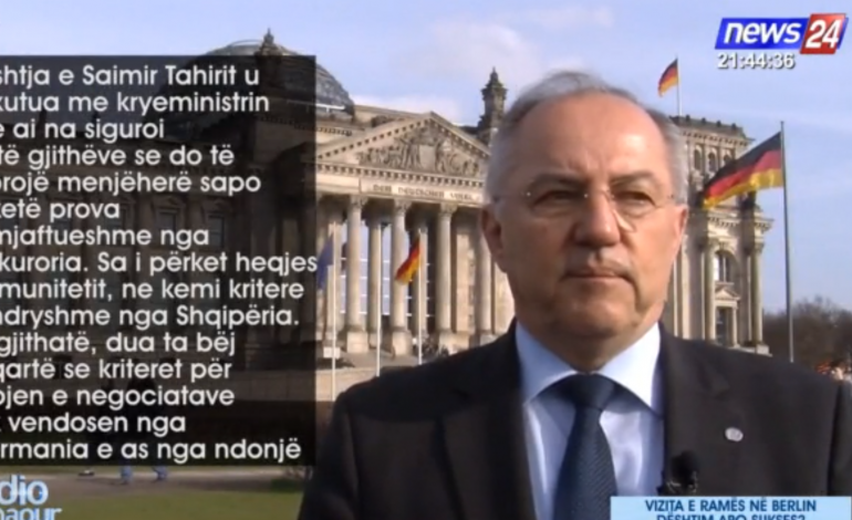 “Çfarë na siguroi kryeministri për Saimir Tahirin”/ Deputeti gjerman tregon bisedën me Ramën