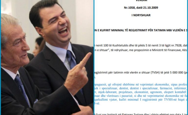 FAKSIMILE/ Sot bën thirrje për protesta, por në pushtet PD përkrahte uljen e pragut të TVSH