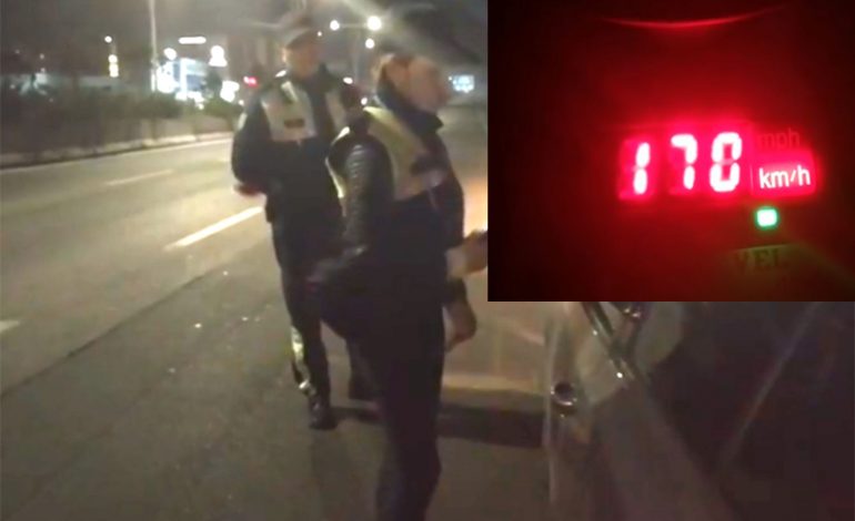 Me 150 deri 170 km/ orë, policia nuk fal shoferët në Tiranë, 13 patenta të pezulluara (VIDEO)