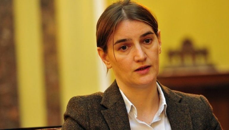 Kryeministrja serbe: Kërkojmë nga Prishtina të zbatojë marrëveshjen e Brukselit