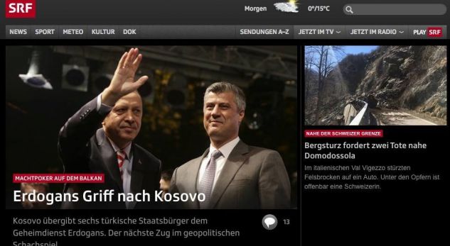 Media kryesore zvicerane: Erdogani fut nën kthetra Kosovën