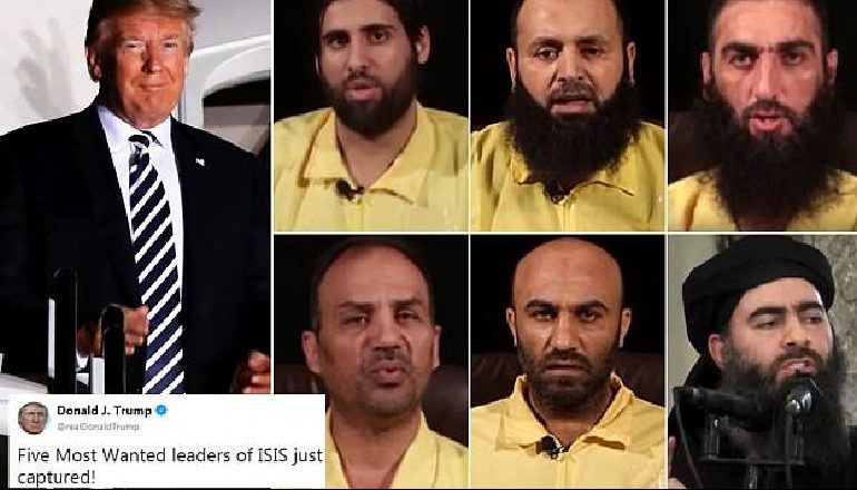 Trump: Kapëm 5 krerët më të kërkuar të ISIS!/ Ja si ranë në kurth ndihmësit e Al-Bagdadit