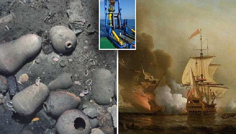 Ja si e zbuloi roboti anijen me thesarin 17 milionë dollarë të fundosur më 1708
