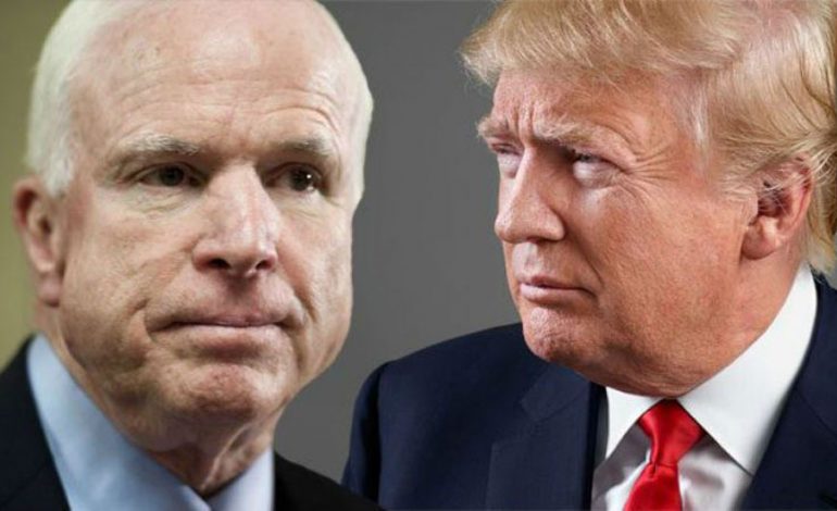 Armiq edhe pas vdekjes; McCain i sëmurë: Trump të mos jetë në funeral