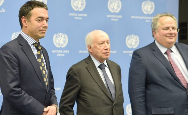Ministri i Jashtëm i Maqedonisë: SHBA-ja përfshihet në zgjidhjen e kontestit të emrit