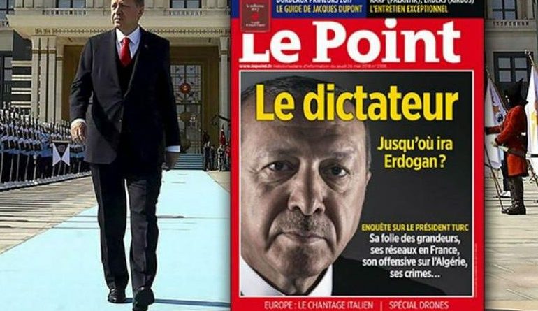 SULMOHET revista franceze që quajti “diktator” presidentin turk Erdogan