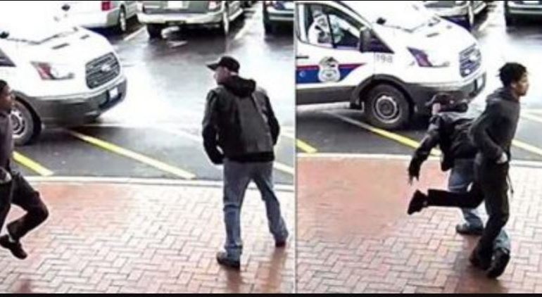 Gjyshi hero, ndalon njeriun e armatosur që po ndiqej nga policia (VIDEO)